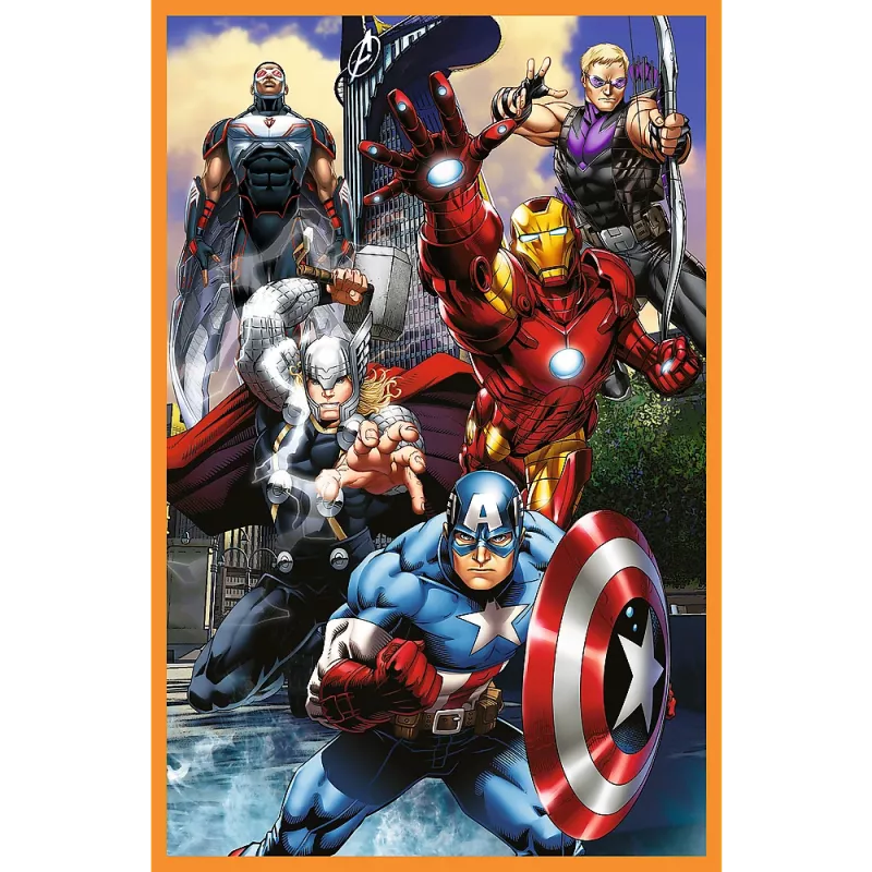 TREFL PUZZLE Puzzle - 3x80 - Days full of action - Disney Marvel The Avengers Trefl 34883