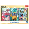 TREFL PUZZLE Puzzle - 3x80 - Stitch World Trefl 34885