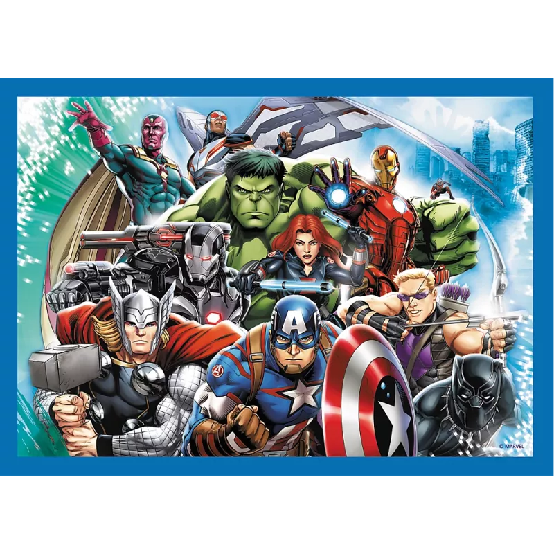 TREFL PUZZLE Puzzle 4 in 1 Brave Avengers 26006