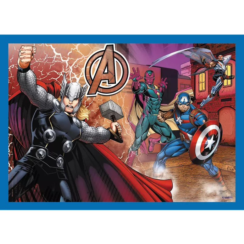 TREFL PUZZLE Puzzle 4 in 1 Brave Avengers 26006