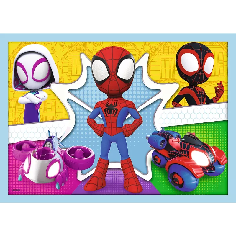TREFL PUZZLE Puzzle - 4in1 (12, 15, 20, 24) - Ekipa Spidaya 34611