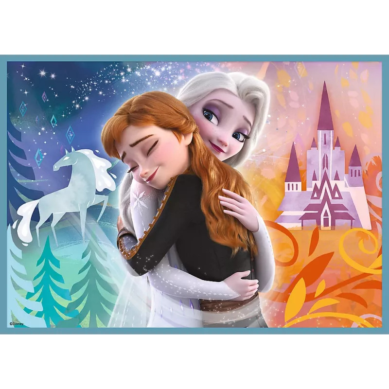 TREFL PUZZLE Puzzle - 4in1 (12, 15, 20, 24) - The Amazing World of Frozen - Trefl 34381
