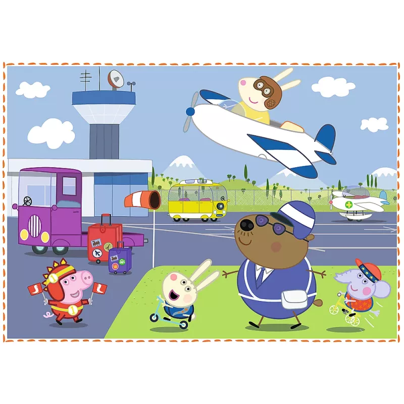 TREFL PUZZLE Puzzle 4in1 Holiday Memories Peppa Pig 34359