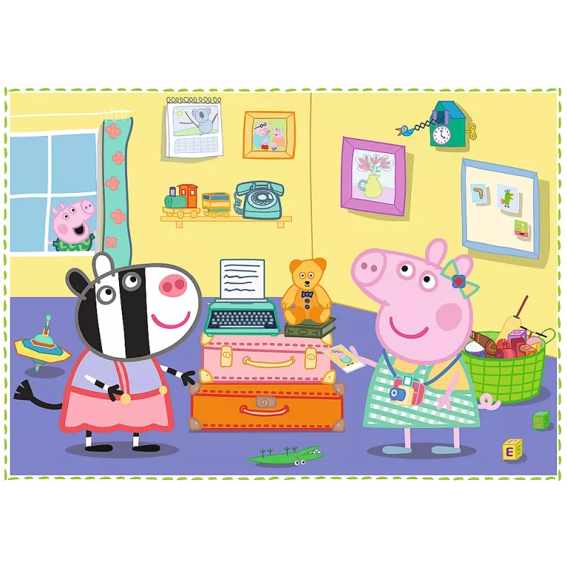 TREFL PUZZLE Puzzle 4in1 Holiday Memories Peppa Pig 34359