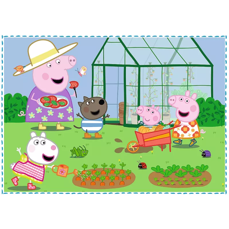 TREFL PUZZLE Puzzle 4in1 Holiday Memories Peppa Pig 34359