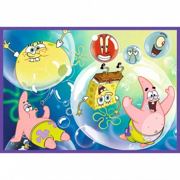 TREFL PUZZLE Puzzle - 4x250 - SpongeBob's Crazy World Trefl 13342