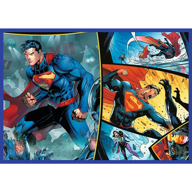 TREFL PUZZLE Puzzle - 4x250 - Superman's Courage - Warner Superman Trefl 13340