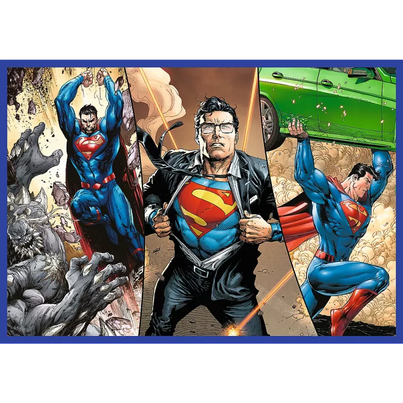 TREFL PUZZLE Puzzle - 4x250 - Superman's Courage - Warner Superman Trefl 13340