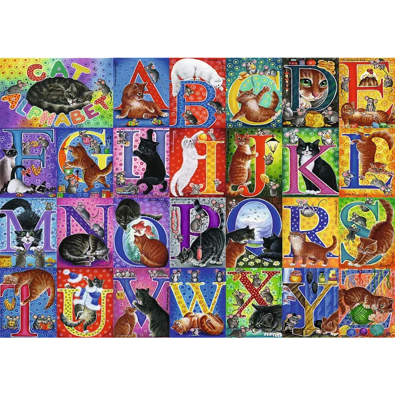 TREFL PUZZLE Puzzle - 500 - Cat Alphabet Trefl 37527