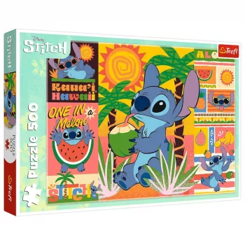 TREFL PUZZLE Puzzle - 500 - Holidays with Stitch Disney Lilo&Stitch Trefl 37483