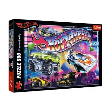 TREFL PUZZLE Puzzle – 500 – Hot Wheels: The 80s – Trefl 37538
