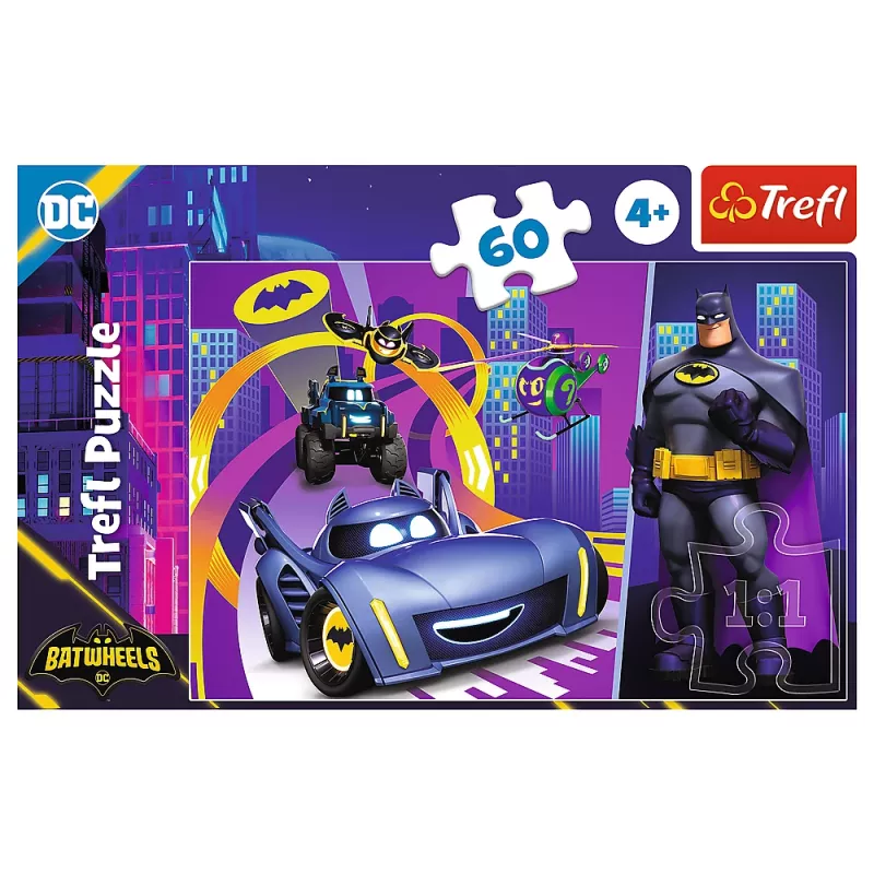 TREFL PUZZLE Puzzle - 60 - Batman and his vehicles