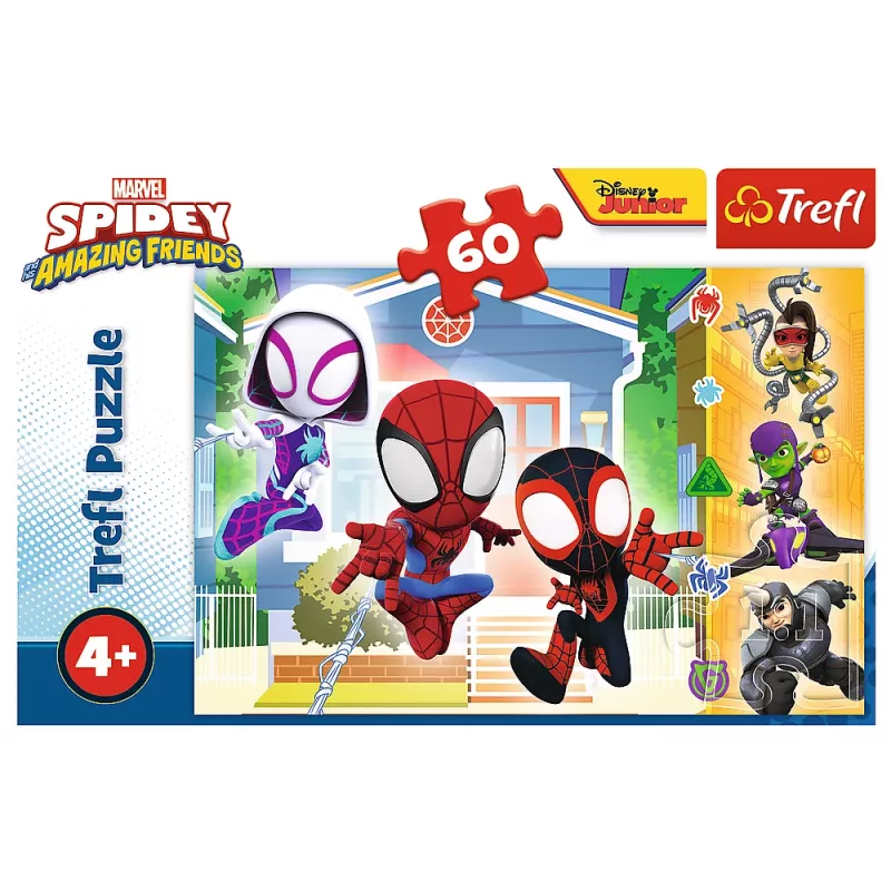 TREFL PUZZLE Puzzle - 60 - In the world of Spidey Trefl 17371
