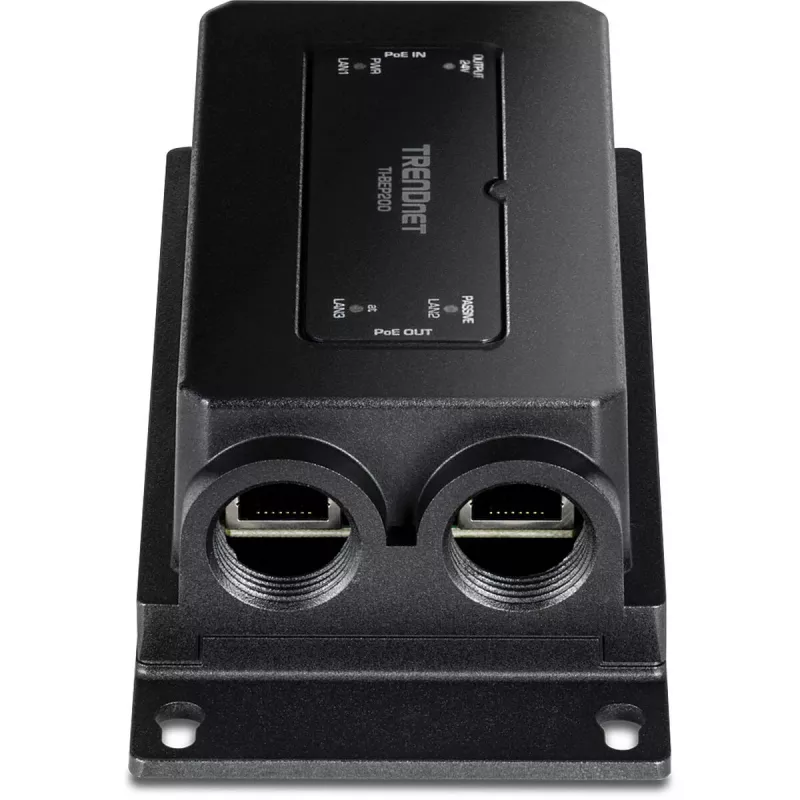 TRENDnet 2-Port Gigabit Industrial Active/Passive PoE+ Extender