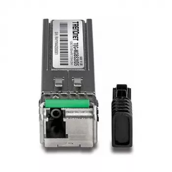 TRENDnet TEG-MGBS20D5 SFP Transceiver Module - Gigabit Ethernet 1000Base-LX, LC Single-Mode, 1550nm TX/1310nm RX, up to 20km