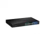 TRENDnet TPE-204US 20-Port Gigabit Web Smart UPoE Switch, 370W PoE Budget, 8 UPoE Ports, 19 inch Rackmount