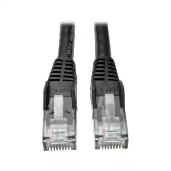 Tripp 15ft Cat6 Gigabit Snagless Molded Patch Cable RJ45 M/M Black