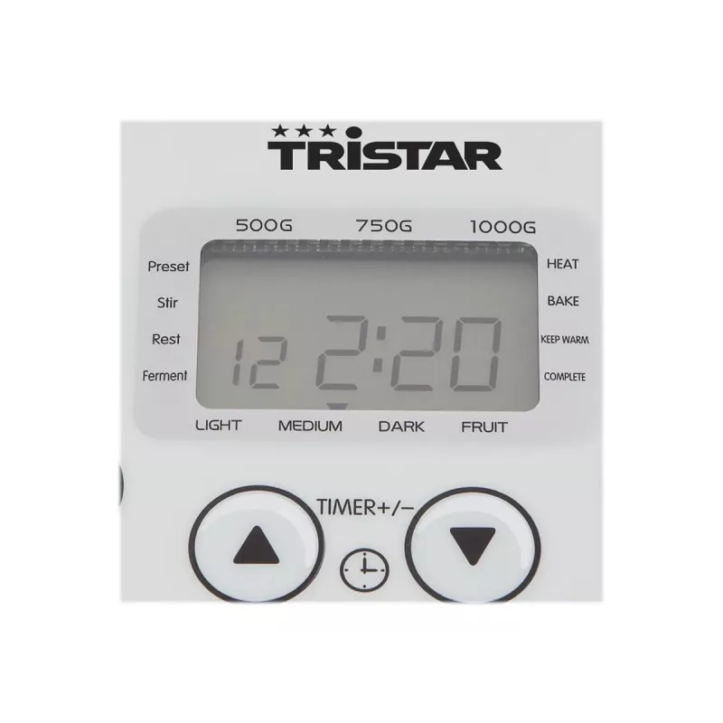 Tristar BM-4586 Bread Maker 550W, 19 Programs, 750g-900g, LCD, Non-stick Pan, Black