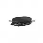 Tristar RA-2996 Raclette Grill for 8 Persons, 1200 W, Non-Stick Reversible Plate, 8 Pans, Black/Silver