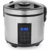 Tristar RK-6138 Digital Rice and Steam Cooker, 1.5 L, 500 W, Stainless Steel and Plastic, Black