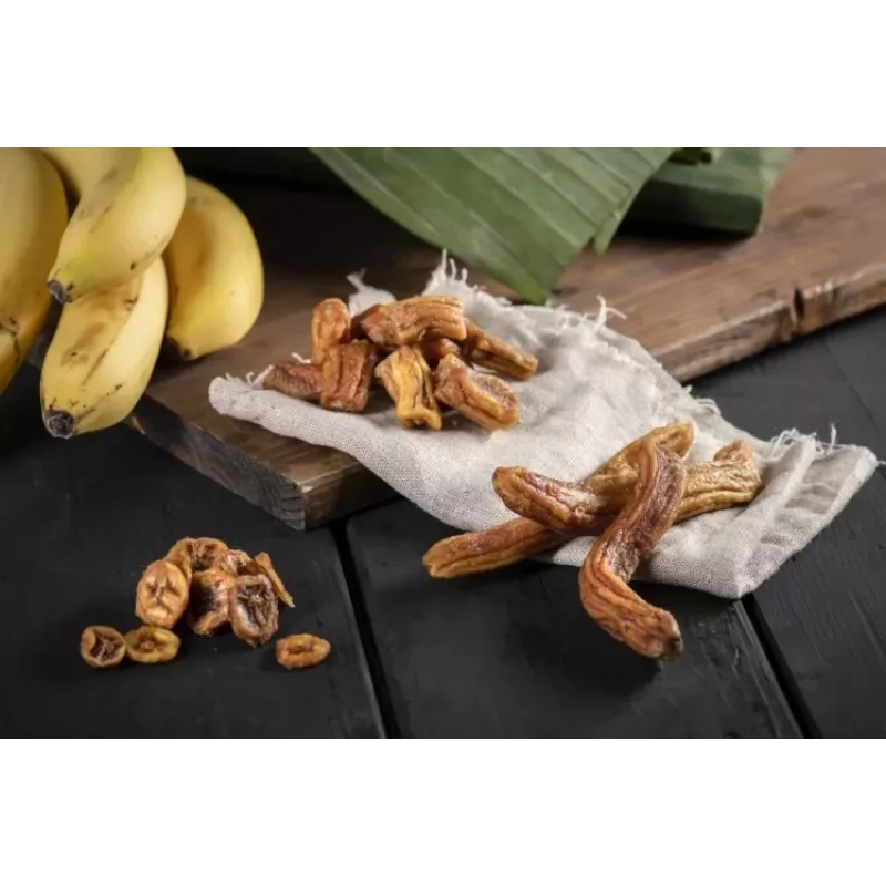 Tropicks Dried Banana 100 g – Crispy Sweet Banana Chips with Coconut Oil & Honey