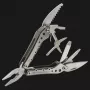 True Utility Minimulti 10-in-1 Pocket Multi-Tool with Pliers, Knife, Saw, Screwdrivers, Bottle Opener, Keyring Loop, Silver