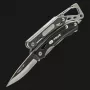 True Utility Seven Multi-Tool Keyring - 7-in-1 Stainless Steel Pocket Tool