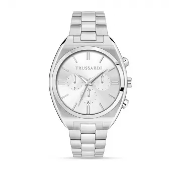 Trussardi Men's Quartz Watch R2453159003 44mm Blue Dial Stainless Steel
