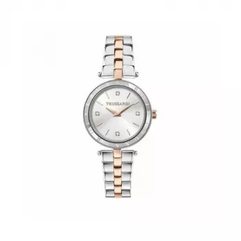 Trussardi T-Light Women's Quartz Watch R2453145516 34mm Silver Stainless Steel Milanese Mesh