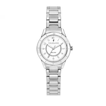 Trussardi Women's R2453151502 Quartz Watch 30mm Silver Stainless Steel Mesh