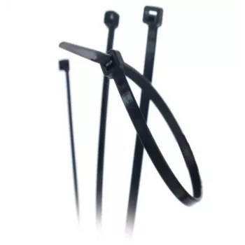 TRYTYT CV-200MW Black UV-Resistant Cable Ties 200 x 2.5 mm, 100-Pack