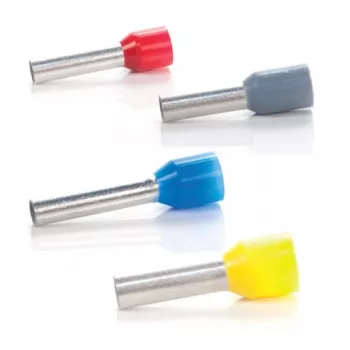 TRYTYT Insulated Ferrule 0.5mm² DUI-0.50-8 White (100 pcs)