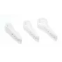 TRYTYT UWO-10 Round Cable Clips, 100-Pack, White, 10 mm Max, Nail-in, PP with Galvanized Steel Nail