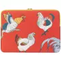 TUCANO SCHIZZO Sleeve for MacBook Air 15 inch / Laptops 13-14 inch, Fauna Galline Orange