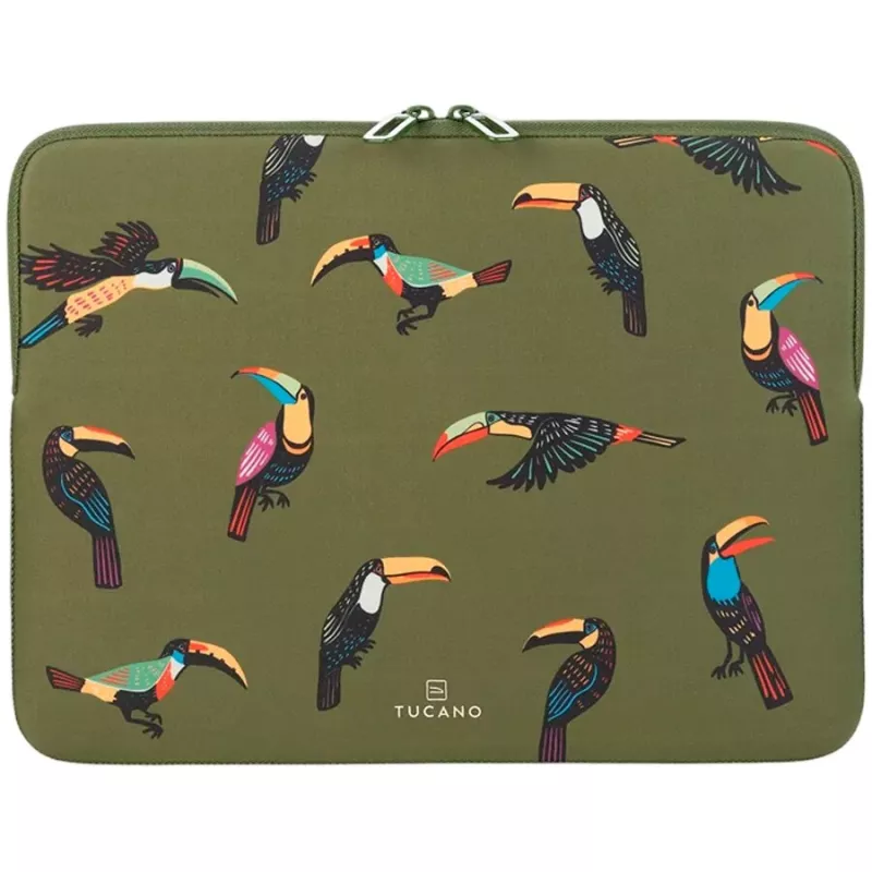 Tucano Tucani Second Skin Laptop Sleeve for 15-16 Inch Laptops, Neoprene, Green BFTUC401516-V