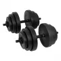 Tunturi 28 kg Vinyl Dumbbell Set with Spinlock Bars