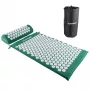 Tunturi Acupressure Mat and Pillow Set, Green
