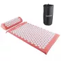 Tunturi Acupressure Mat & Pillow Set – Rose Gold