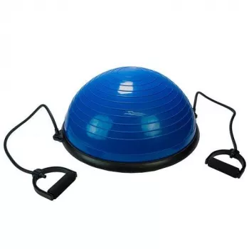 Tunturi Balance Trainer 14TUSFU152 – 60 cm, Black/Blue, with Resistance Bands and Hand Pump