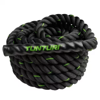 Tunturi Battle Rope 12m – 38mm High-Density Polyester Fitness Rope
