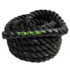 Tunturi Battle Rope 9m – 38mm Polyester Fitness Rope for Strength and Cardio Training