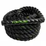 Tunturi Battle Rope 9m – 38mm Polyester Fitness Rope for Strength and Cardio Training