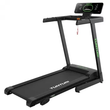 Tunturi Cardio Fit T30 Treadmill | Foldable Running Machine with 12 Programs and Manual 3-Level Incline