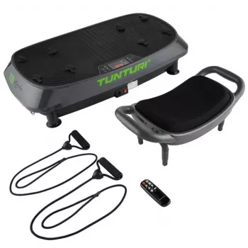 Tunturi Cardio Fit V20 Vibration Plate - 200W, 20 Speeds, LCD Display, Remote Control