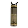 Tunturi Centuri Deluxe Water Bottle with Straw, 700ml, Brown