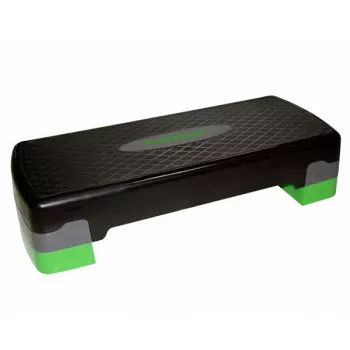 Tunturi Easy Aerobic Step (14TUSCL357) – Adjustable 3-Height Anti-Slip Platform, Black/Grey