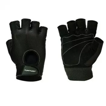 Tunturi Easy Fit Pro Fitness Gloves - Large (L), Black