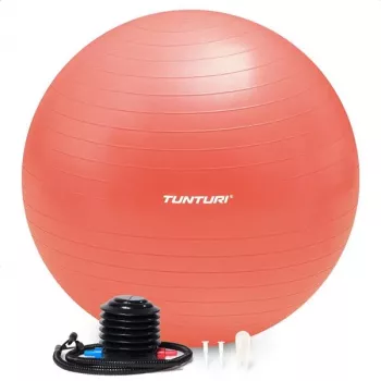 Tunturi Gymball Anti Burst Exercise Ball with Pump 75 cm Rose Gold