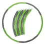 Tunturi Hula Hoop Foldable Exercise Hoop - 100 cm, 1.2 kg, Grey/Green