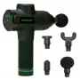 Tunturi MG50 Massage Gun with 20 Speed Levels, 6 Attachments, LCD Touch Screen, Brushless Motor, Carry Case